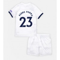 Billiga Tottenham Hotspur Pedro Porro #23 Barnkläder Hemma fotbollskläder till baby 2023-24 Kortärmad (+ Korta byxor)